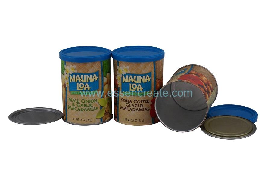 Macadamia Nuts Packaging Paper Canister