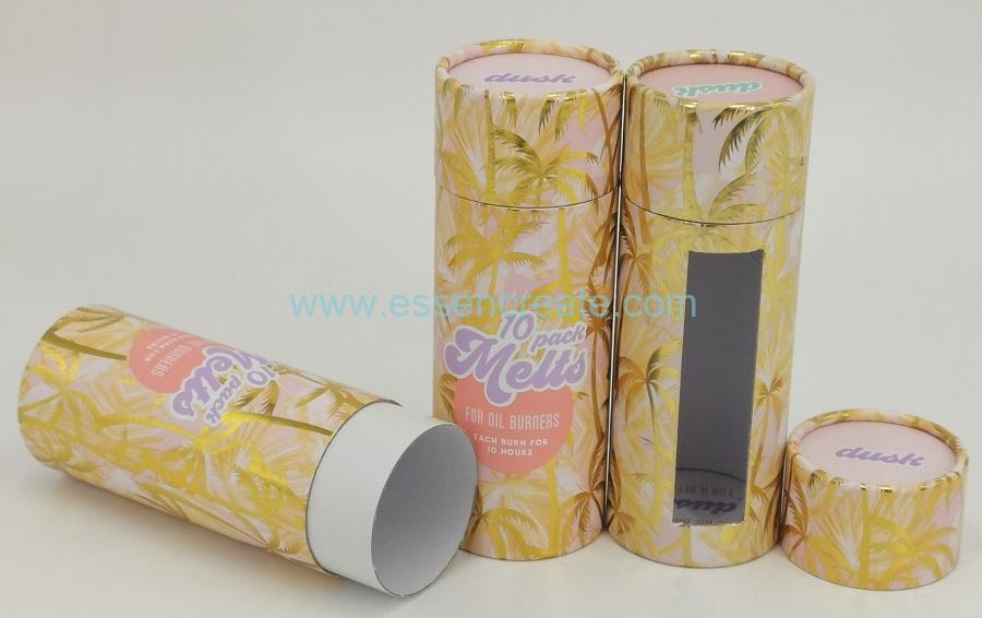 Papierowa tuba do pakowania świec