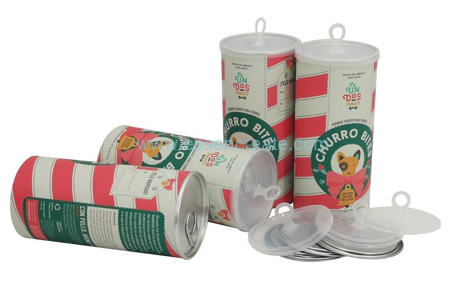 Kompozytowa tuba papierowa z plastikowym wieszakiem