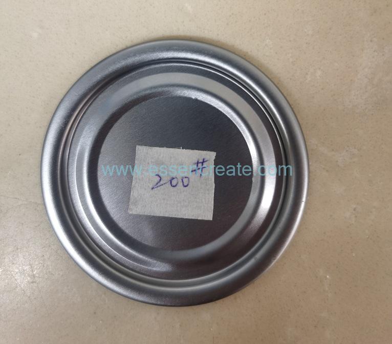 200 metalowych pokrywek