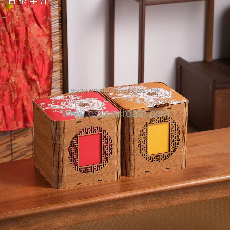Luxury wooden tea gift boxes