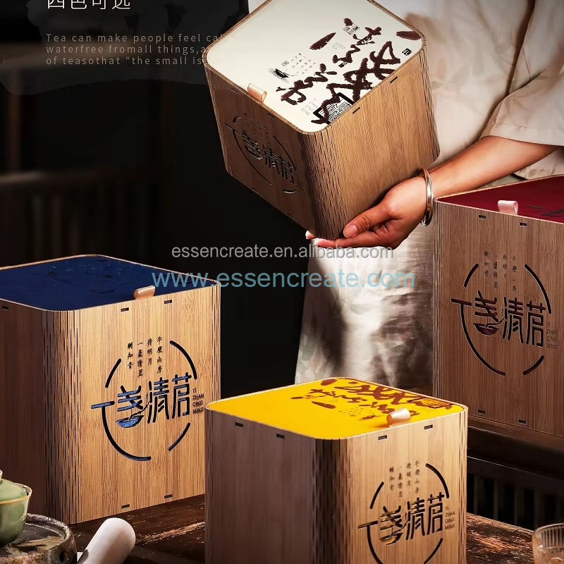  Chinese wooden tea packaging boxes 