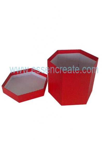 Hexagonal folding Paper Gift Box