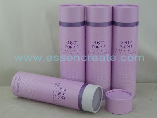 Paper Cans With Rolled Edges For Cosmetics