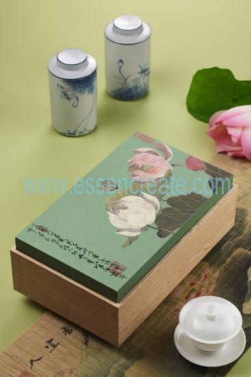 Tea Ceramic Jar Double Bottle Empty Jar Packaging