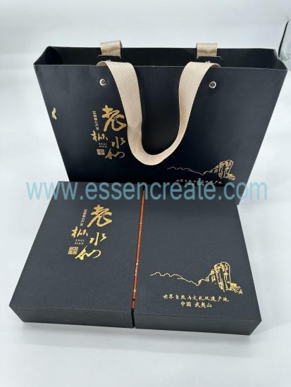 Custom High-End Clamshell Tea Gift Box Inside Small Box