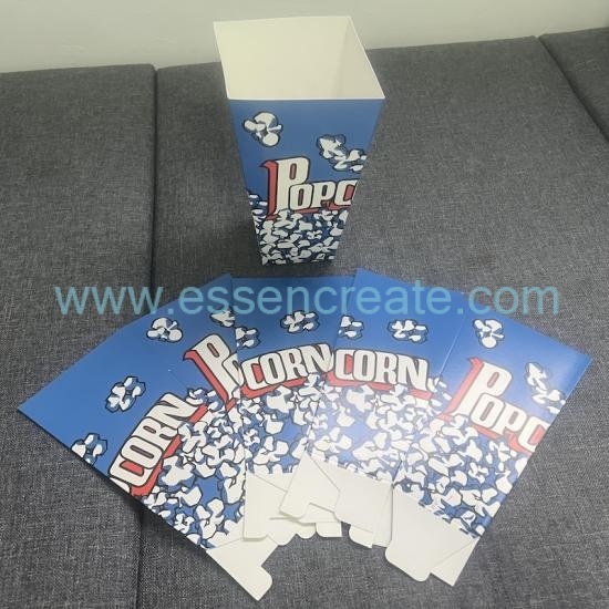 Wiadra do popcornu Jednorazowe wiaderka do pakowania na wynos