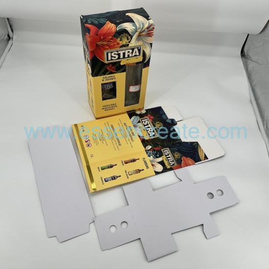 Foldable Cocktails Wine Glass Packaging Box