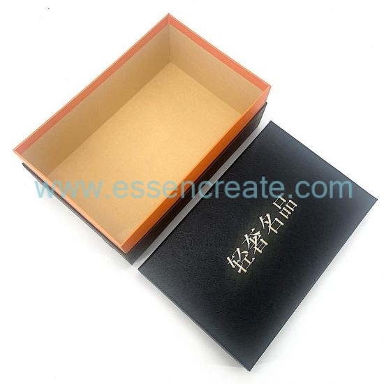High-Grade Shoe Packaging Box with World Lid Design
