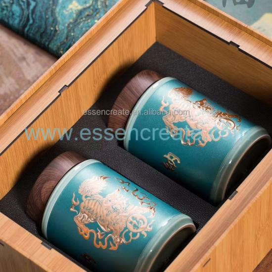Custom Wooden Tea Packaging