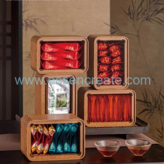 Custom Exquisite Wooden Tea Box