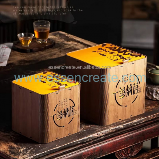 Custom Exquisite Wooden Tea Box