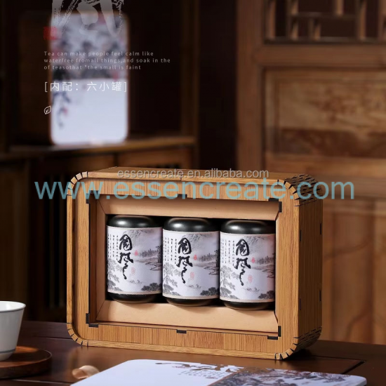 Custom Wooden Tea Packaging