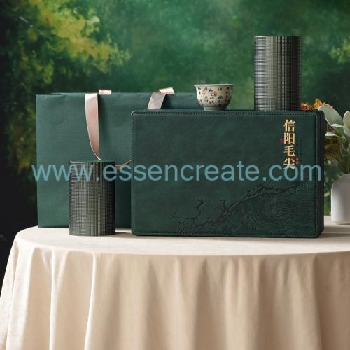 Custom Leather Tea Packaging Box